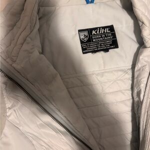 KÜHL White Quilted Vest